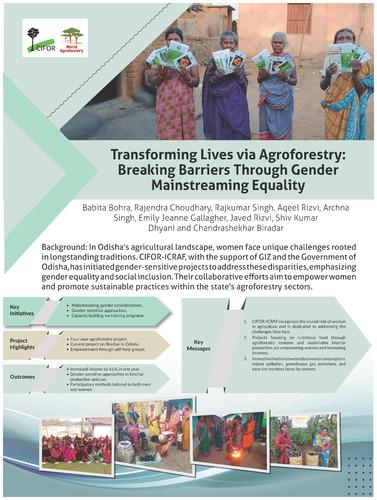 Transforming lives via agroforestry: Breaking barriers through gender mainstreaming equality