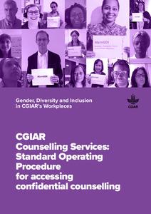 CGIAR Counselling Services: Standard Operating Procedure for accessing confidential counselling