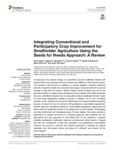 Integrating conventional and participatory crop improvement for smallholder agriculture using the seeds for needs approach: A review