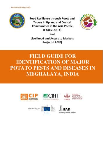 Field guide for identification of major potato pests and diseases in Meghalaya, India.