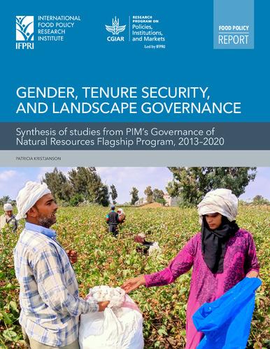 Gender, Tenure Security and Landscape Governance. Synthesis of Studies from PIM’s Governance of Natural Resources Flagship Program, 2013-2020