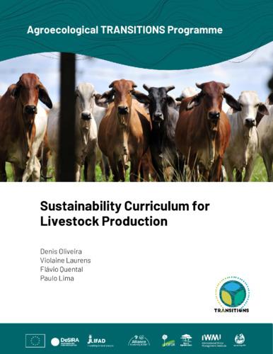 Sustainability curriculum for livestock production