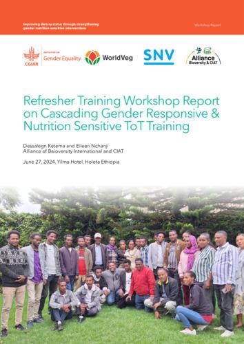 Refresher training workshop report on cascading gender responsive & nutrition sensitive ToT training