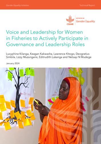 Voice and Leadership for Women in Fisheries to Actively Participate in Governance and Leadership Roles