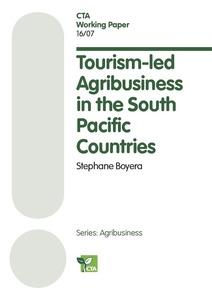 Tourism-led agribusiness in the South Pacific countries