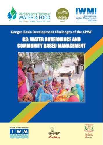 Overview of G3: Water Governance and Community Based Management