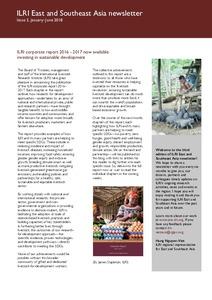 ILRI East and Southeast Asia newsletter Issue 3, January–June 2018