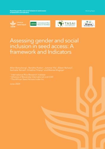 Assessing gender and social inclusion in seed access: A framework and Indicators