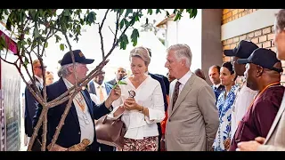 Belgian Royal Couple visit IITA-DRC