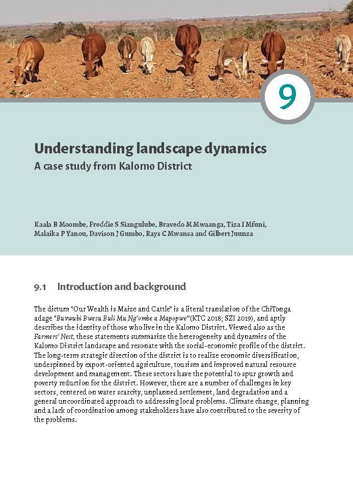 Understanding landscape dynamics: A case study from Kalomo District