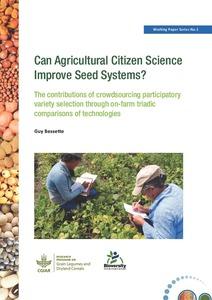 Can agricultural citizen science improve seed systems? The contributions of crowdsourcing participatory variety selection through on-farm triadic comparisons of technologies
