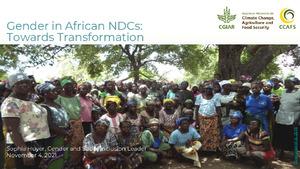 Gender in African NDCs: Towards Transformation