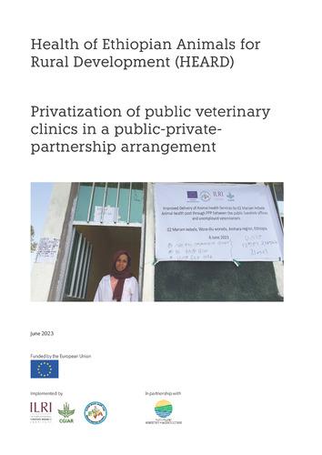 Privatization of public veterinary clinics in a public–private partnership arrangement