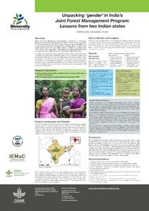 Unpacking 'gender' in India's Joint Forest Management Program: lessons from two Indian states