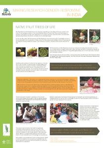 Making research gender-responsive in India: native fruit trees of life