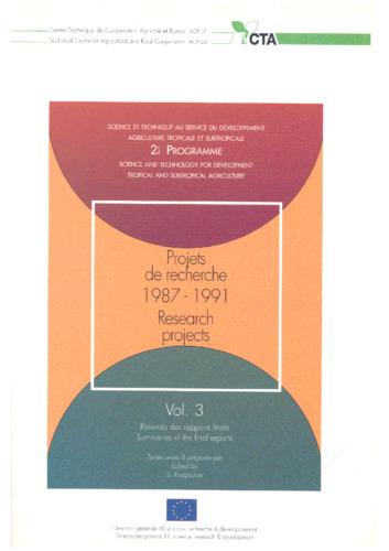 Research projects 1987-1991 Volume 3