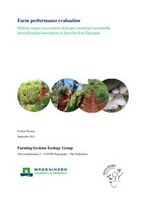 Farm performance evaluation: Holistic impact assessment of project promoted sustainable intensification innovations at farm-level in Tanzania