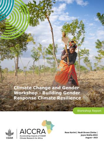 Climate Change and Gender Workshop - Building Gender Response Climate Resilience