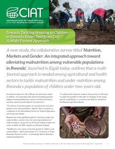 Towards tackling stunting in children in Rwanda under two-years-old: a multi-faceted approach