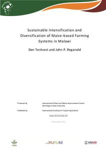 Sustainable intensification and diversification of maize-based farming systems in Malawi