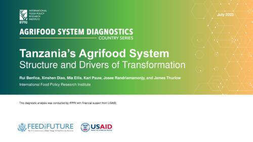 Tanzania’s Agrifood System Structure and Drivers of Transformation
