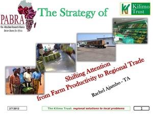 The Strategy of Shifting Attention from Farm Productivity to Regional Trade