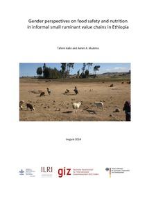 Gender perspectives on food safety and nutrition in informal small ruminant value chains in Ethiopia