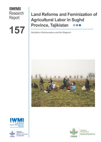 Land reforms and feminization of agricultural labor in Sughd province, Tajikistan