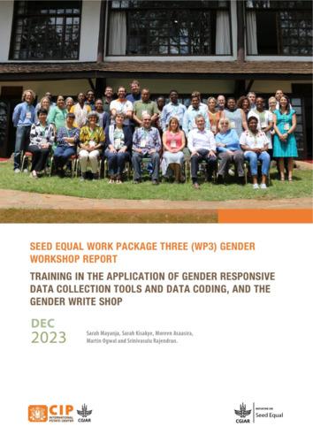 Seed Equal Work Package Three (WP3) Gender Workshop Report