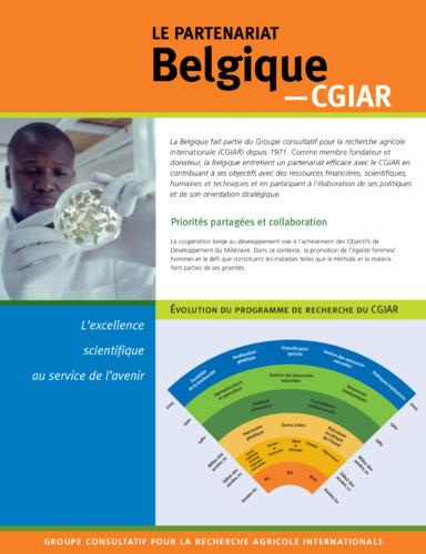 Le Partenariat Belgique - CGIAR