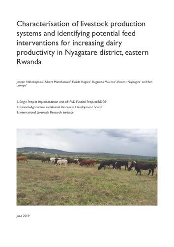 Characterization of livestock production systems and identifying potential feed interventions for increasing dairy productivity in Nyagatare district, eastern Rwanda