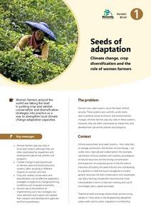 Seeds of adaptation: Climate change, crop diversification and the role of women farmers