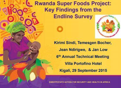 Rwanda Super Foods Project: Key findings from the endline survey