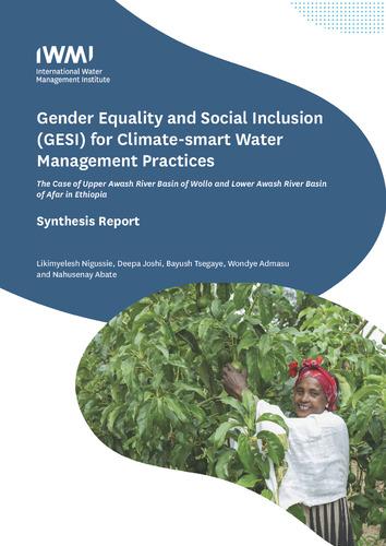 Gender Equality and Social Inclusion (GESI) for climate-smart water management practices: the case of Upper Awash River Basin of Wollo and Lower Awash River Basin of Afar in Ethiopia