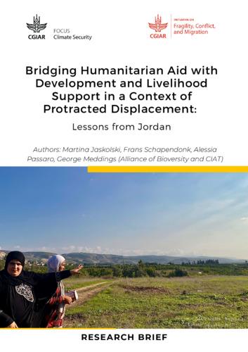 Bridging humanitarian aid with development and livelihood support in a context of protracted displacement: Lessons from Jordan