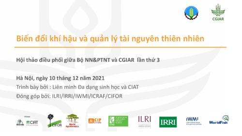 Biến đổi khí hậu và quản lý tài nguyên thiên nhiên