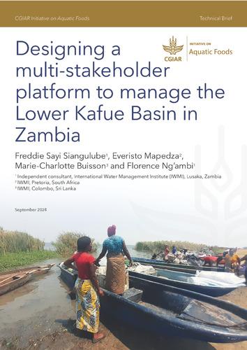 Designing a multi-stakeholder platform to manage the Lower Kafue Basin in Zambia