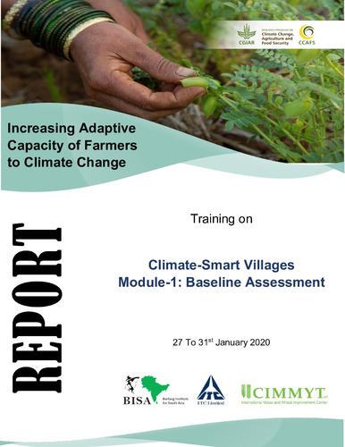 Training Report: Increasing Adaptive Capacity of Farmers to Climate Change