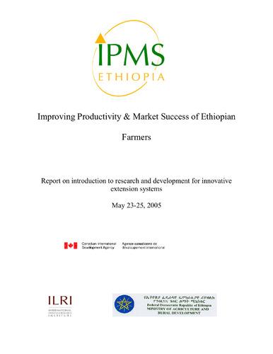 Report on introduction to research and development for innovative extension systems, 23-25 May 2005