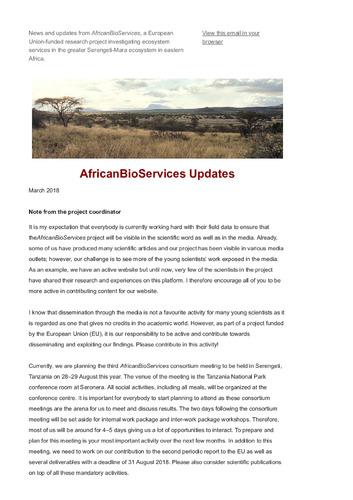 AfricanBioServices Updates: Issue 5