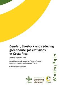 Gender, livestock and reducing greenhouse gas emissions in Costa Rica