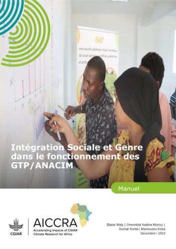 Intégration Sociale et Genre dans le fonctionnement des GTP/ANACIM