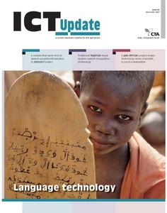 ICT Update 40: Language technology