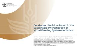 Gender and Social Inclusion in the Sustainable Intensification of Mixed Farming Systems Initiative