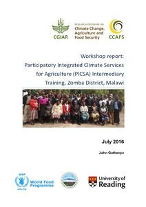 Participatory Integrated Climate Services for Agriculture (PICSA) Intermediary Training, Zomba District, Malawi