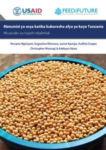 Matumizi ya soya katika kuboresha afya ya kaya Tanzania: Mkusanyiko wa mapishi mbalimbali