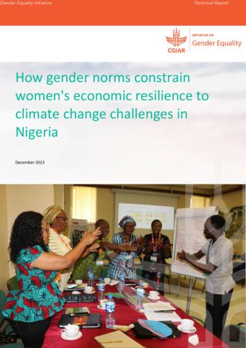 How gender norms constrain women's economic resilience to climate change challenges in Nigeria