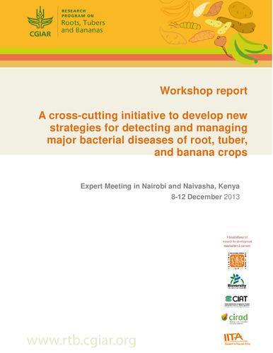 A cross-cutting initiative to develop new strategies for detecting and managing major bacterial diseases of root, tuber, and banana crops (8-12 December 2013, Nairobi and Naivasha, Kenya).