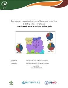 Typology characterization of farmers in Africa RISING sites in Ghana