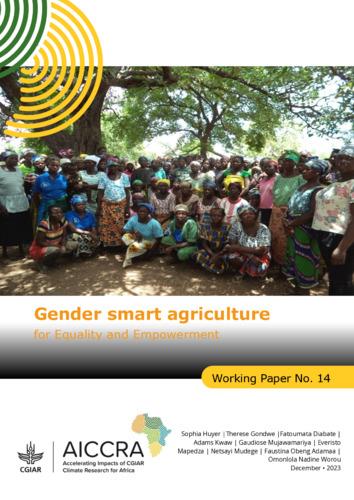 Gender Smart Agriculture  for Equality and Empowerment